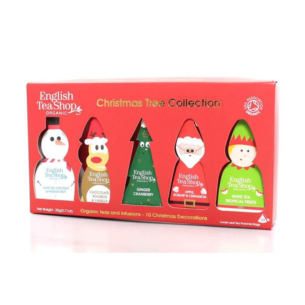 English Tea Christmas Tree Collection - Set of 10 Pyramids